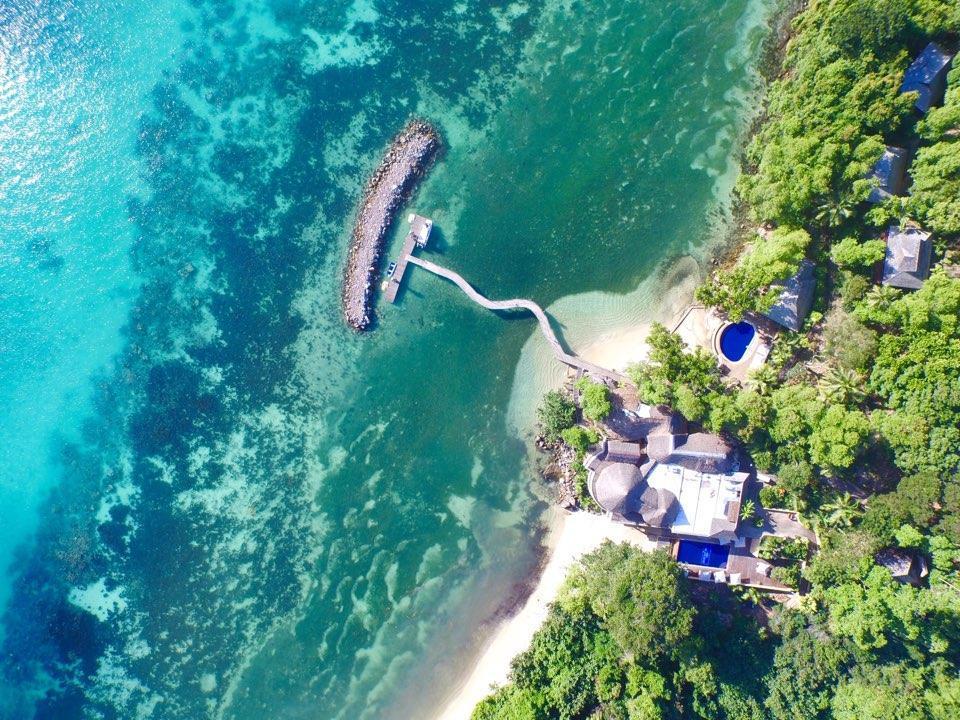 Cerf Island Resort Round Island Luaran gambar